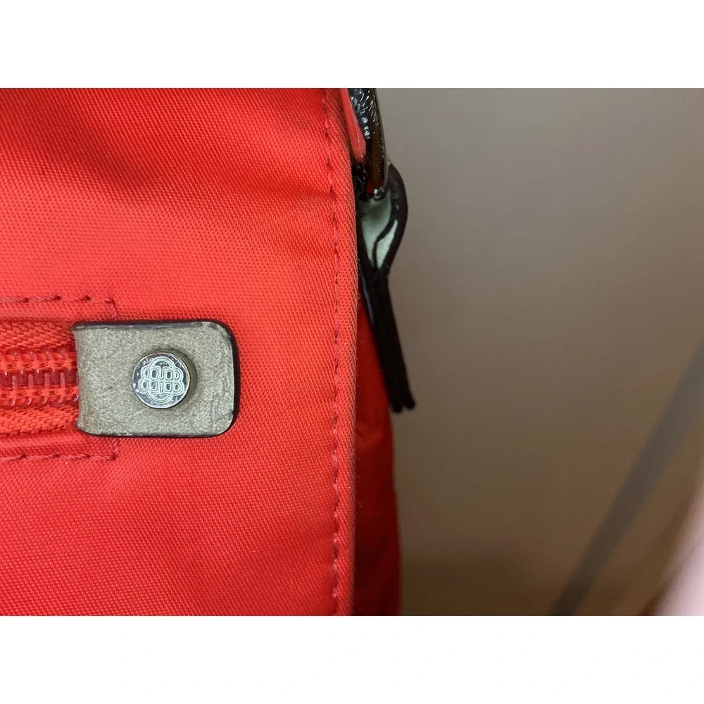 Dana Buchman Red Messenger Crossbody Bag Travel Satchel Everyday Purse‎
